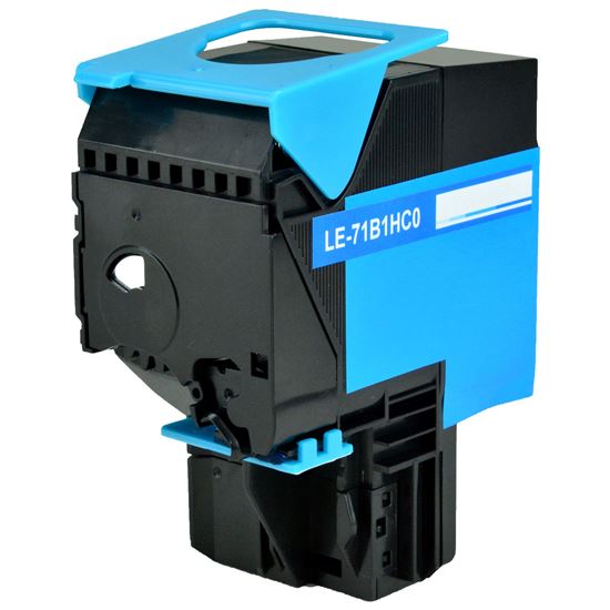 Compatible Lexmark 71B1HC0 (71B0H20) Toner Cartridge, Cyan 3.5K High Yield 1