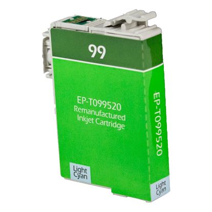 Remanufactured Epson 99 (T099520) InkJet Cartridge, Light Cyan 450 Yield 1
