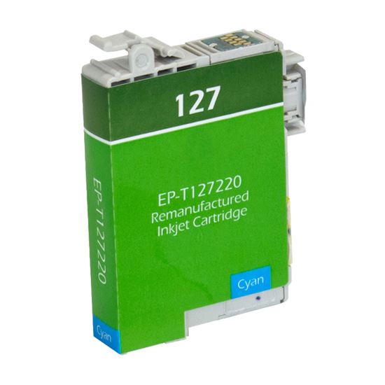 Remanufactured Epson 127 (T127220) InkJet Cartridge, Cyan 775 Extra High Yield 1