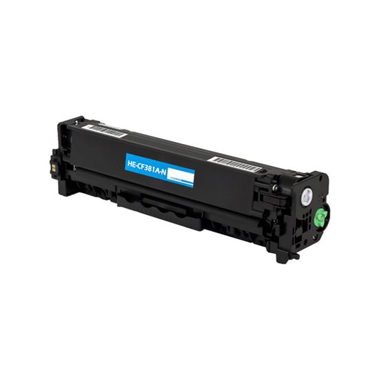 Remanufactured HP 312A (CF381A) Toner Cartridge, Cyan 2.7K Yield 1