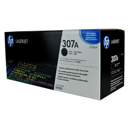 OEM HP 307A (CE740A) Toner Cartridge, Black 7K Yield 1