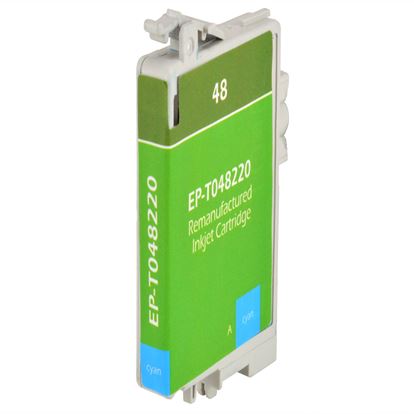 Remanufactured Epson 48 (T048220) InkJet Cartridge, Cyan 430 Yield 1