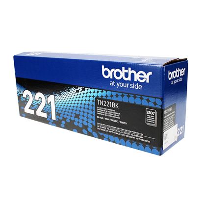 OEM Brother  (TN221BK) Toner Cartridge, Black 2.5K Yield 1