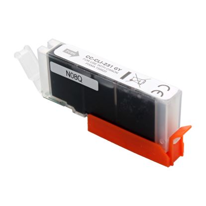 Compatible Canon CLI-231GY (6678C001) Inkjet Cartridge, Grey 8.5 ML Std Yield 1