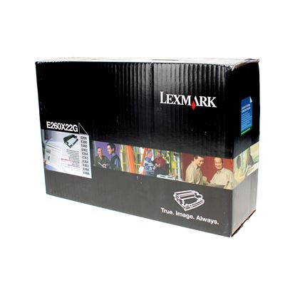 OEM Lexmark  (E260X22G) Drum Unit, Black 30K Yield 1