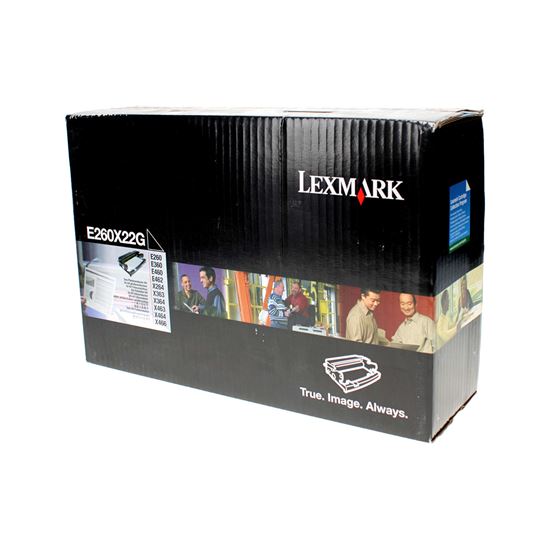 OEM Lexmark  (E260X22G) Drum Unit, Black 30K Yield 1