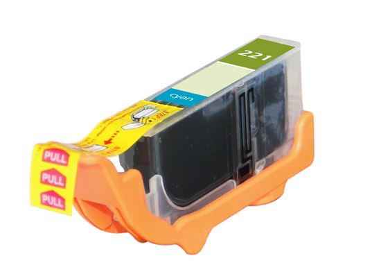 Compatible Canon CLI-221 (CLI-221C) InkJet Cartridge, Cyan 420 Yield 1