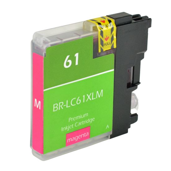 Compatible Brother LC61/LC65 (LC61M/LC65HYM) InkJet Cartridge, Magenta 1700 High Yield 1