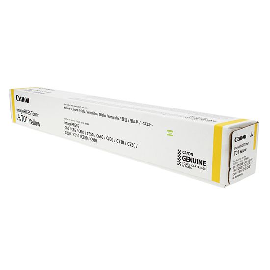 OEM Canon T01Y (8069B001) Toner Cartridge, Yellow 39.5K Yield 1
