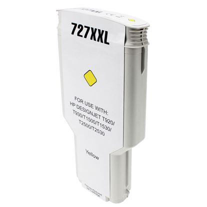 Remanufactured HP 727 (F9J78A) Wide Format, Yellow 300ml 1