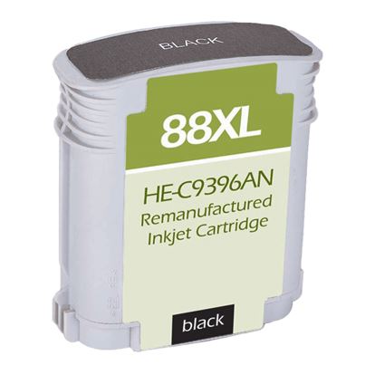Remanufactured HP 88XL (C9396AN) InkJet Cartridge, Black 2450 High Yield 1