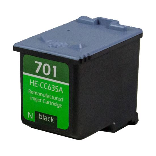 REMAN HP 701 (CC635A) INKJET CTG, BLACK 350 YIELD 1