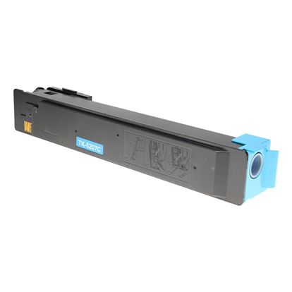 Compatible Kyocera Mita TK-5207C (1T02R5CUS0) Toner Cartridge, Cyan 12K Yield, TAA Compliant, Made in USA 1