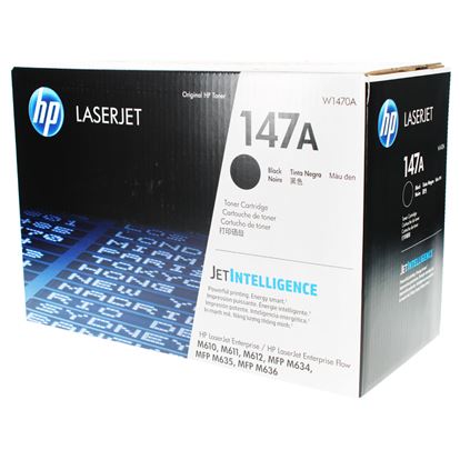 OEM HP 147A (W1470A) Toner Cartridge, Black 10.5K Yield 1