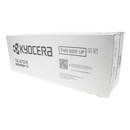 OEM Kyocera Mita TK-8737K (1T02XN0US0) Toner Cartridge, Black 85K Yield 1
