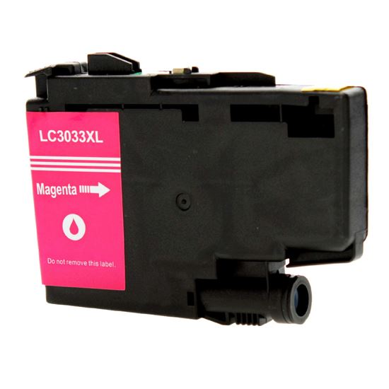 Compatible Brother LC3033 (LC3033M) InkJet Cartridge, Magenta 1500 Super High Yield 1