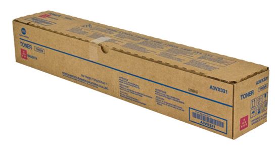 OEM Konica Minolta TN620M (A3VX331) Toner Cartridge, Magenta 49K Yield 1