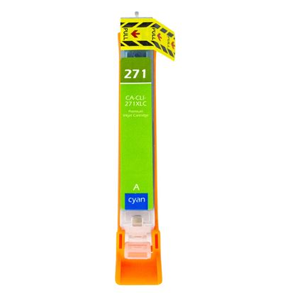 Compatible Canon 271XL (CLI-271XLC) InkJet Cartridge, Cyan 5565 High Yield 1