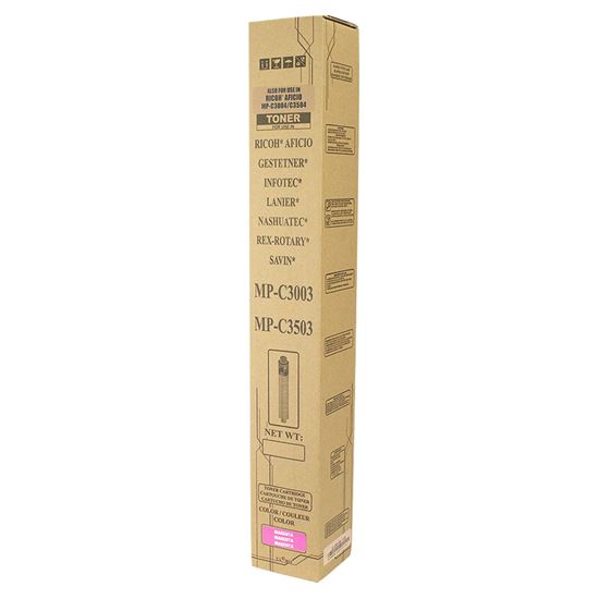 Compatible Ricoh MP C3003 / MP C3004 / MP C3503 (841815) Toner Cartridge, Magenta 18K Yield, TAA Compliant, Made in USA 1