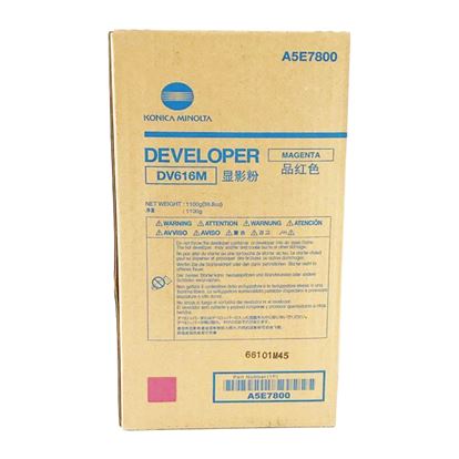 OEM Konica Minolta DV616M (A5E7800) Developer, Magenta 850K Yield 1