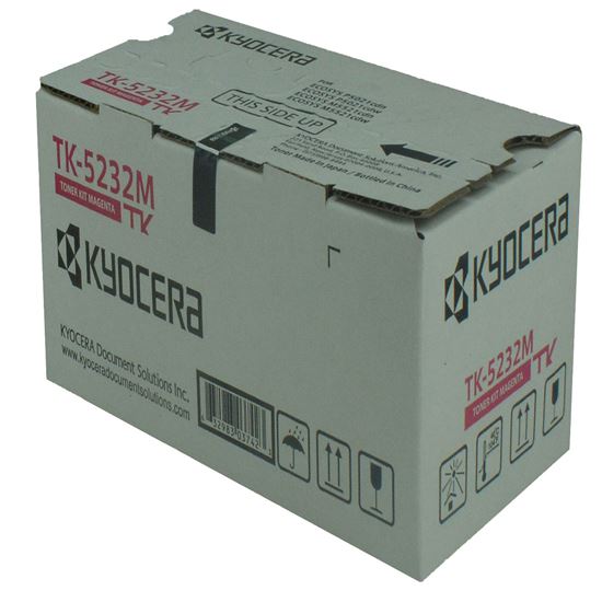 OEM Kyocera Mita TK-5232M (1T02R9BUS0) Toner Cartridge, Magenta 2.2K High Yield 1