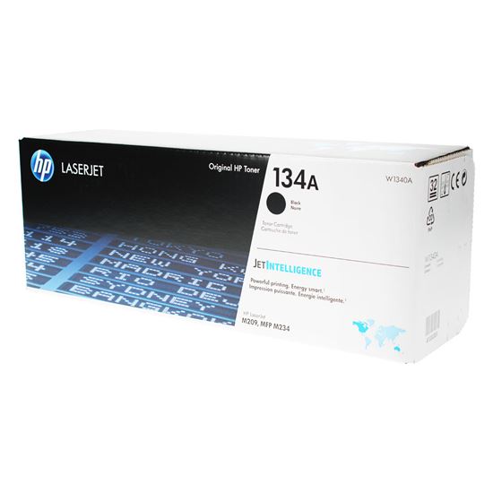 OEM HP 134A (W1340A) Toner Cartridge, Black 1.1K Yield 1
