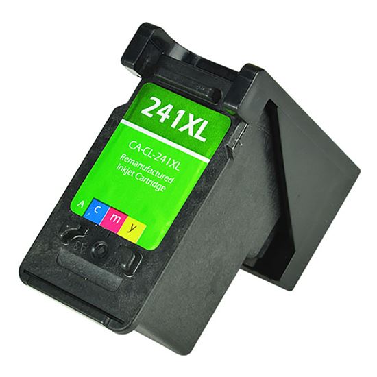 Remanufactured Canon 241XL (CL-241XL) InkJet Cartridge, Tri-Color 400 High Yield 1