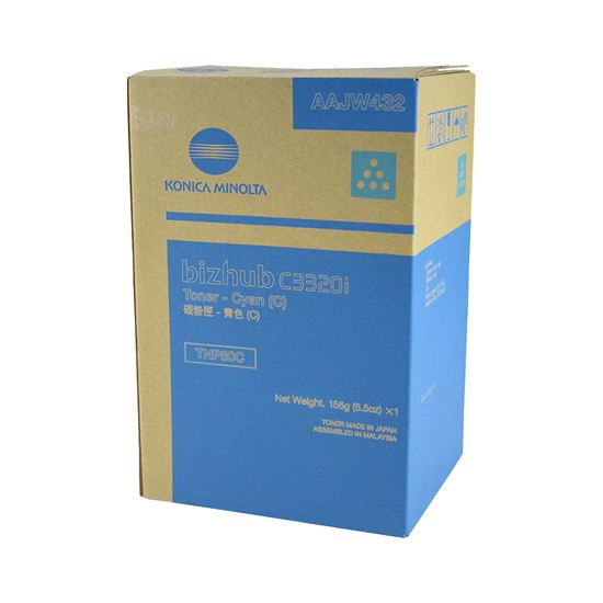 OEM Konica Minolta TNP80C (AAJW432) Toner Cartridge, Cyan 9K Yield 1
