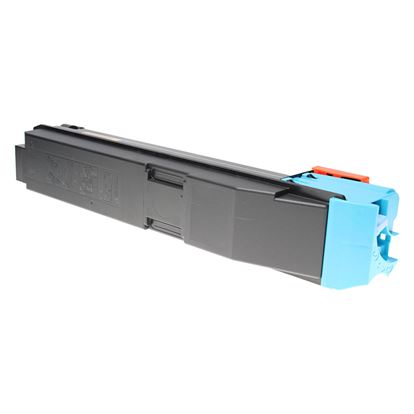 Compatible Kyocera Mita TK-8307C (1T02LKCUS0) Toner Cartridge, Cyan 15K Yield, TAA Compliant, Made in USA 1