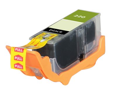 Compatible Canon PGI-220 (PGI-220BK) InkJet Cartridge, Black 350 Yield 1