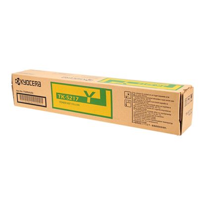 OEM Kyocera Mita TK-5217Y (1T02R6AUS0) Toner Cartridge, Yellow 15K Yield 1