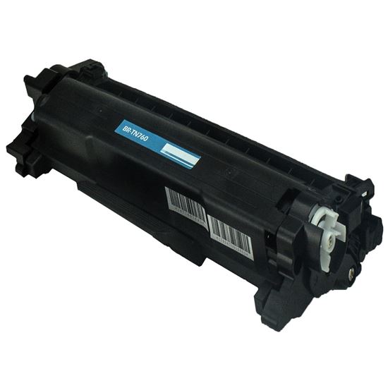 Compatible Brother TN760 (TN760, TN730) Toner Cartridge, Black 6K High Yield Jumbo 1