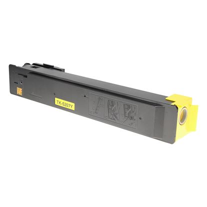 Compatible Kyocera Mita TK-5207Y (1T02R5AUS0) Toner Cartridge, Yellow 12K Yield, TAA Compliant, Made in USA 1