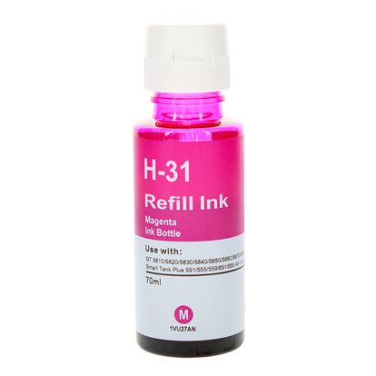 Compatible HP 31 (1VU27AN) Ink Bottle, Magenta 8000 Yield 1