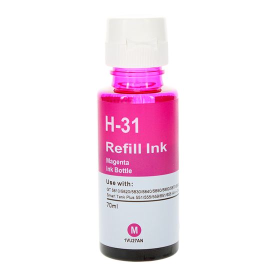 Compatible HP 31 (1VU27AN) Ink Bottle, Magenta 8000 Yield 1