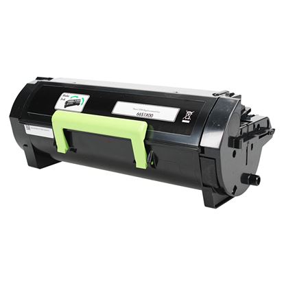 Reman Lexmark 661X (66S1X00) Toner Cartridge, Black 31K Extra High Yield 1