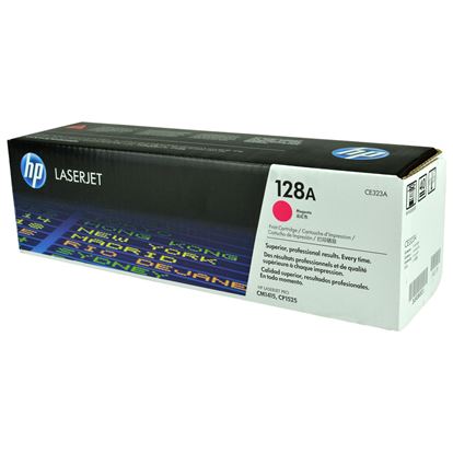 OEM HP 128A (CE323A) Toner Cartridge, Magenta 1.3K Yield 1