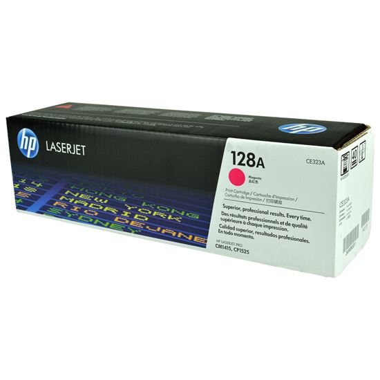 OEM HP 128A (CE323A) Toner Cartridge, Magenta 1.3K Yield 1