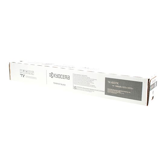 OEM Kyocera Mita TK-8337K (1T02RL0US0) Toner Cartridge, Black 25K Yield 1