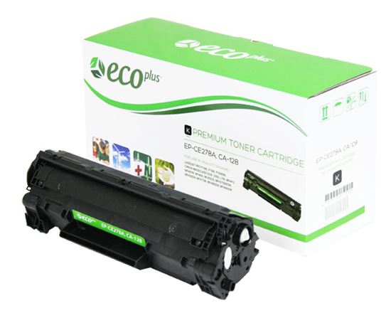 EcoPlus HP 78A (CE278A) Toner Cartridge, Black 2.1K Yield 1
