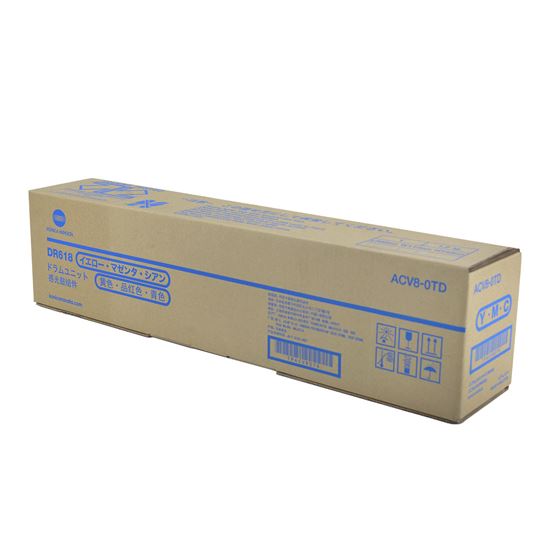 OEM Konica Minolta DR618 (ACV80TD) Drum Unit, Color 155K - 165K Yield 1
