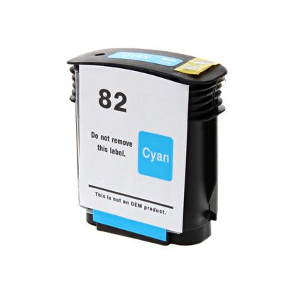 Remanufactured HP 82 (C4911A) Wide Format, Cyan 3200 Yield 1