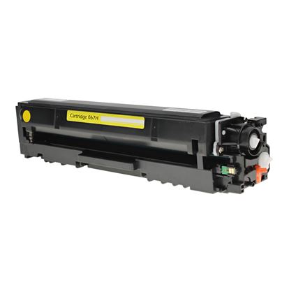Compatible Canon 067H (5103C001) Toner Cartridge, Yellow 2.35K High Yield, (New Chip) 1
