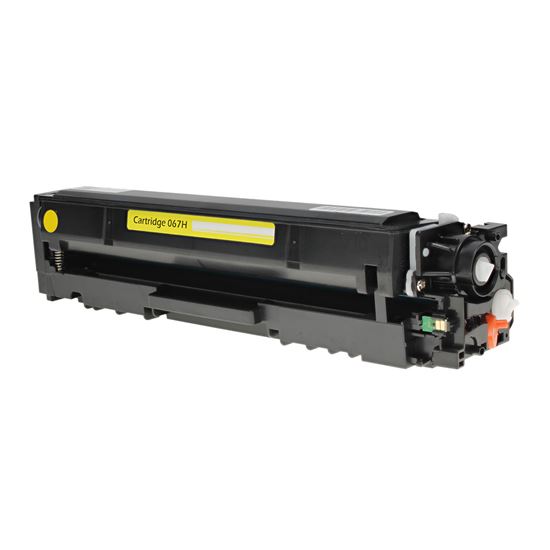 Compatible Canon 067H (5103C001) Toner Cartridge, Yellow 2.35K High Yield, (New Chip) 1