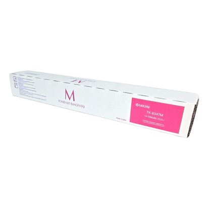 OEM Kyocera Mita TK-8347M (1T02L7BUS0) Toner Cartridge, Magenta 12K Yield 1