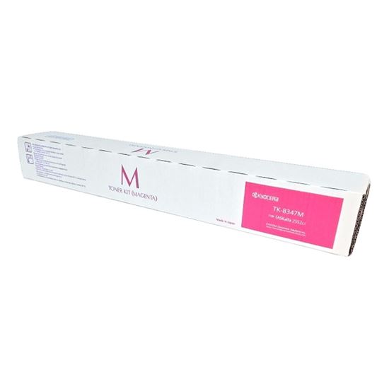 OEM Kyocera Mita TK-8347M (1T02L7BUS0) Toner Cartridge, Magenta 12K Yield 1