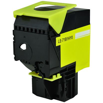 Compatible Lexmark 71B1HY0 (71B0H40) Toner Cartridge, Yellow 3.5K High Yield 1