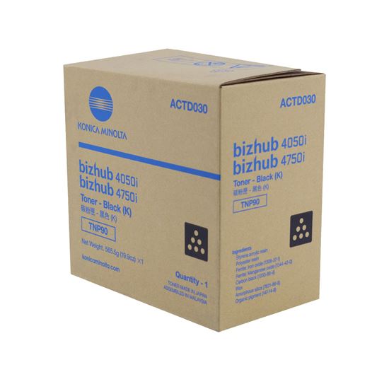 OEM Konica Minolta TNP90 (ACTD030) Toner Cartridge, Black 20K Yield 1