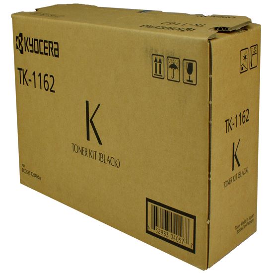 OEM Kyocera Mita TK-1162 (1T02RY0US0) Toner Cartridge, Black 7.2K Yield 1