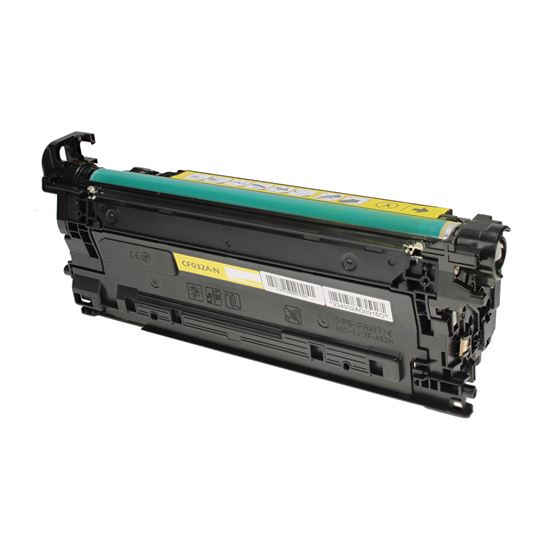Compatible HP 646A (CF032A) Toner Cartridge, Yellow 12.5K Yield 1